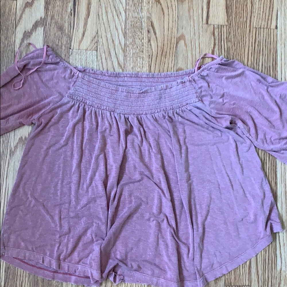 off the shoulder shirt